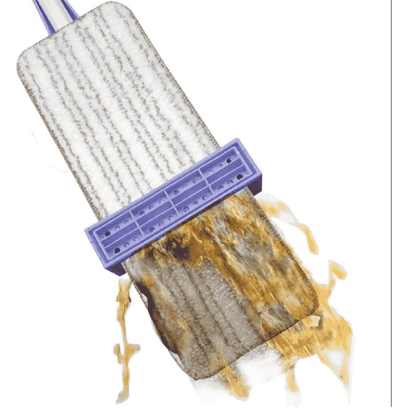 Self-Wringing Microfiber Mop - Hands-Free Floor Cleaning Flat Mop