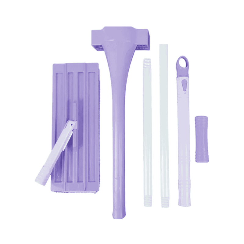 Self-Wringing Microfiber Mop - Hands-Free Floor Cleaning Flat Mop
