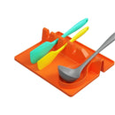 Silicone Spoon Rest – Heat-Resistant Kitchen Utensil Holder with Drip Pad