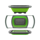 Foldable Silicone Food Drainer Basket For Washing Vegetables, Fruits And Daily Kitchen Prep