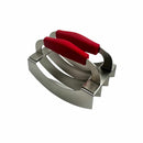 Bite-Sizer Stainless Steel Food Cutter 13.5×10cm for Pizza, Sandwiches & Quick Slicing