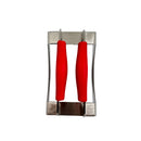 Bite-Sizer Stainless Steel Food Cutter 13.5×10cm for Pizza, Sandwiches & Quick Slicing