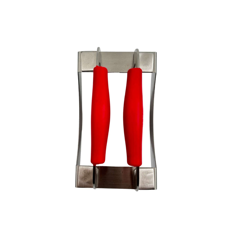 Bite-Sizer Stainless Steel Food Cutter 13.5×10cm for Pizza, Sandwiches & Quick Slicing