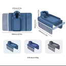 Sofa Armrest Organizer Tray Large Silicone With Cup Holder For Remotes, Phone & Anti-Spill Use