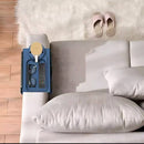 Sofa Armrest Organizer Tray Large Silicone With Cup Holder For Remotes, Phone & Anti-Spill Use