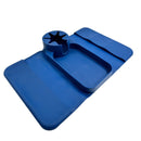 Sofa Armrest Organizer Tray Large Silicone With Cup Holder For Remotes, Phone & Anti-Spill Use