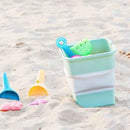 Lightweight portable bin with drain valve for travel or beach trips | Cupindy