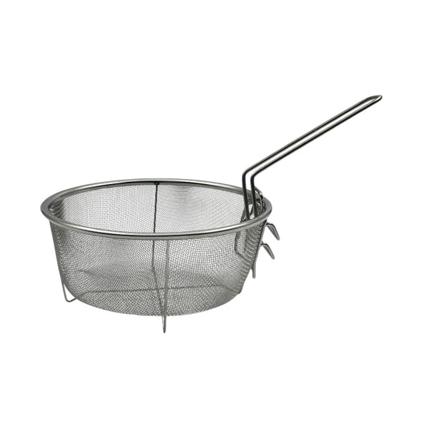 Stainless Steel Frying Basket With Detachable Handle – Deep Mesh Strainer For Oil & Draining