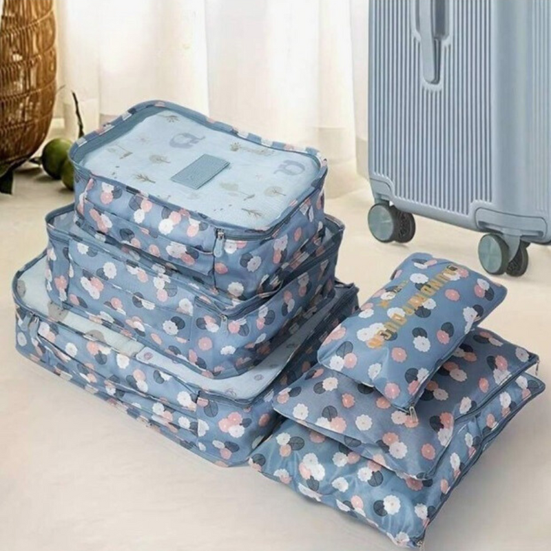 Set of 6 Pieces Travel and trip bag organizer