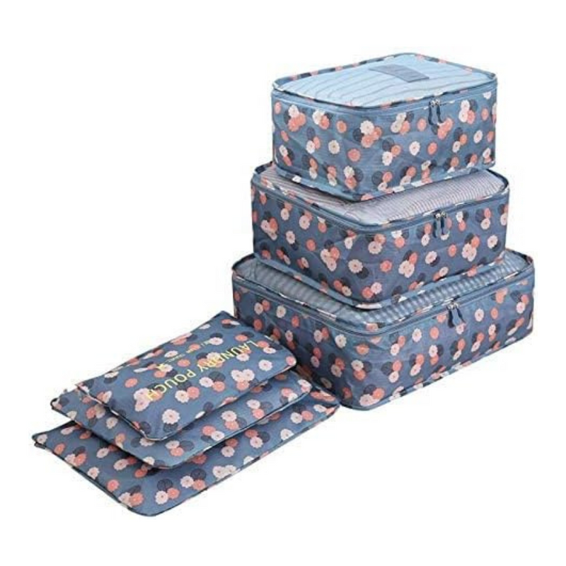 Set of 6 Pieces Travel and trip bag organizer