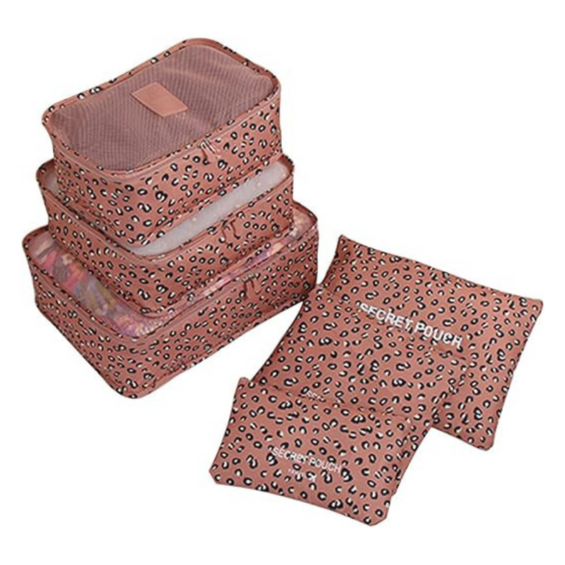 Set of 6 Pieces Travel and trip bag organizer
