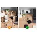 مجموعة من 20 قطعة لاصقة لتنظيم الاسلاك و الوصلات