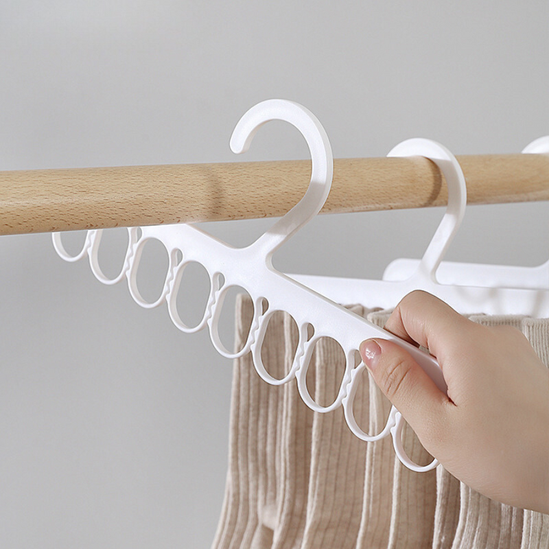Durable Multi-Hook Socks Hanger - Space-Saving Design, Pack of 2, Easy Organization