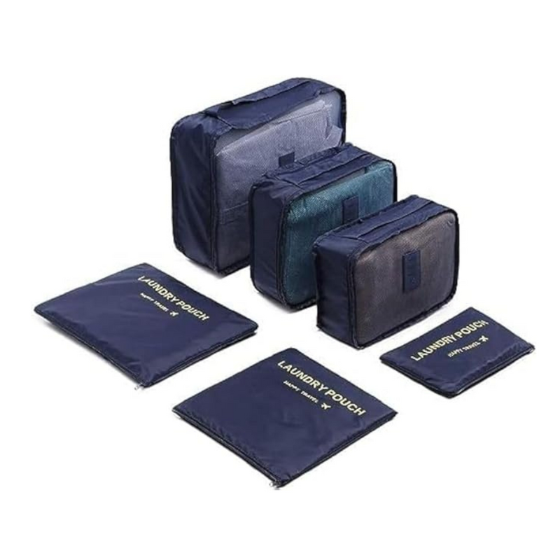 Set of 6 Pieces Travel and trip bag organizer