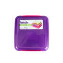 Sistema Lunch Sandwich Box - 450ml, BPA-Free, Secure Clip, Available in Many Colors