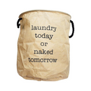 سلة غسيل دائرية فاخرة - قماش متين، سعة كبيرة، مقابض حمل سهلة