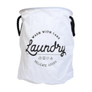 سلة غسيل دائرية فاخرة - قماش متين، سعة كبيرة، مقابض حمل سهلة