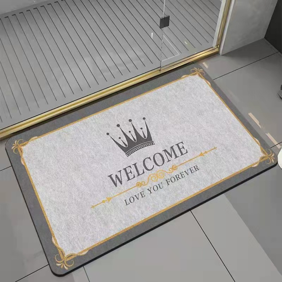 Modern Geometric Pattern Floor Mat | Anti-Slip, Stylish, and Durable ...