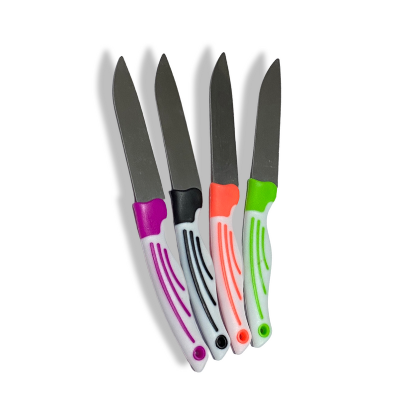 مجموعة من 4 سكاكين الفواكه من الستانلس ستيل