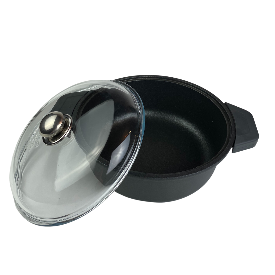 Risoli - CASSEROLE WITH LID BLACKPLUS - 28 cm
