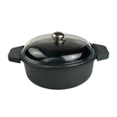 ريزولي حلة طهي بلاك بلاس, 28 سم