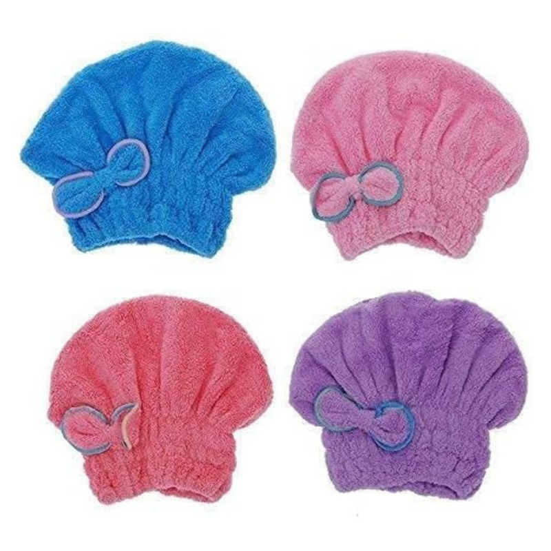 Hair Towel Wrap Absorbent Towel Hair-Drying - Multi Colors