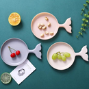 Fish Shape Solid Color Small Plate - Random Colors