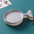 Fish Shape Solid Color Small Plate - Random Colors