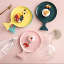 Fish Shape Solid Color Small Plate - Random Colors