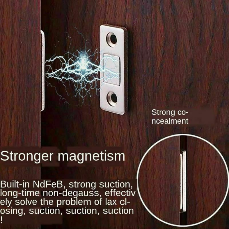 Magnetic Cabinet Catches Magnet Door Stops - 1 Pair