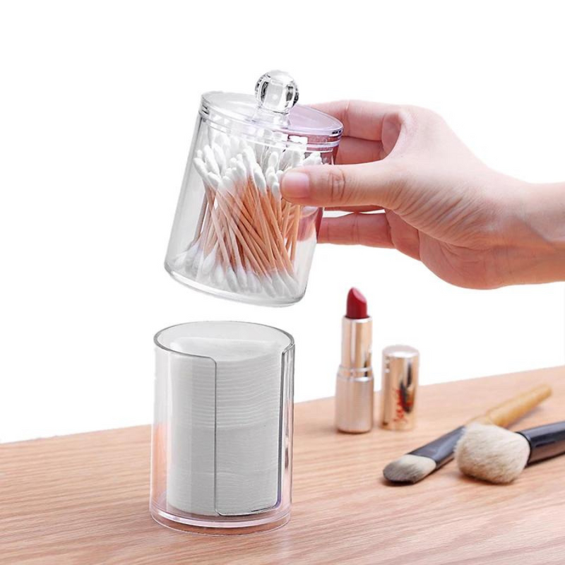 Transparent Double Layer Makeup Organizers