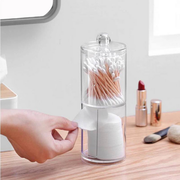 Transparent Double Layer Makeup Organizers