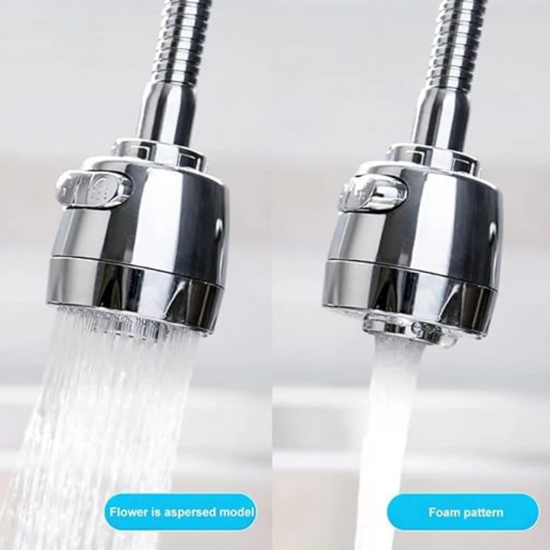 360 Degree Faucet Extender 2 Modes Water Saving Kitchen Sink