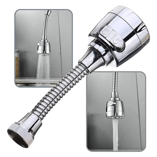 360 Degree Faucet Extender 2 Modes Water Saving Kitchen Sink