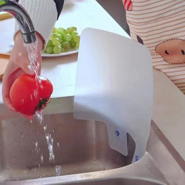 Kitchen Sink Water Splash Guards with Sucker Waterproof Screen