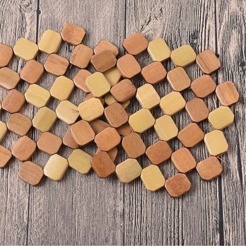 Wooden Bamboo Placemat - 1 Piece - 20cm