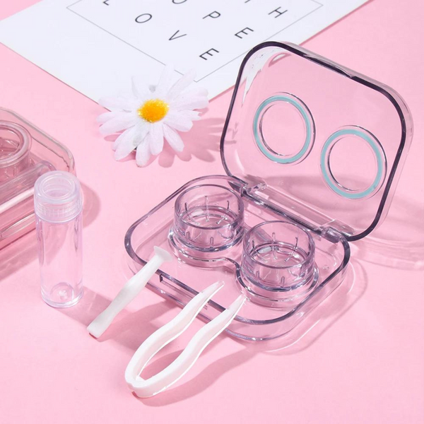 Top Clear Contact Lens Case Travel Kit