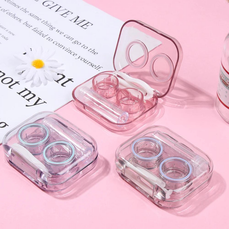 Top Clear Contact Lens Case Travel Kit