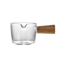 كوب قهوه زجاجي صغير بمقبض مريح - متعدد الاستخدام