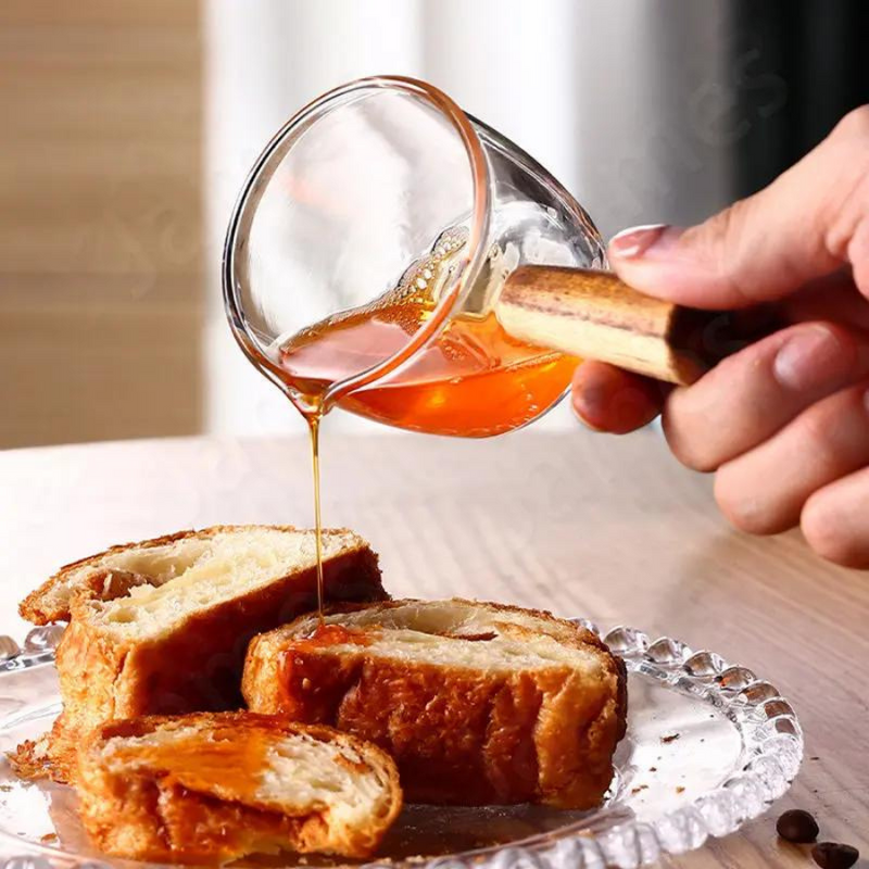 Espresso Shot Glasses with Wooden Handle