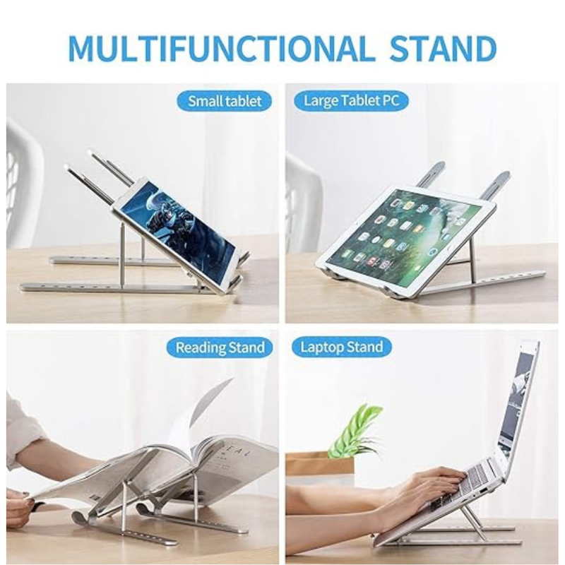 Laptop Tabletop Stand, for Desk, Adjustable Table