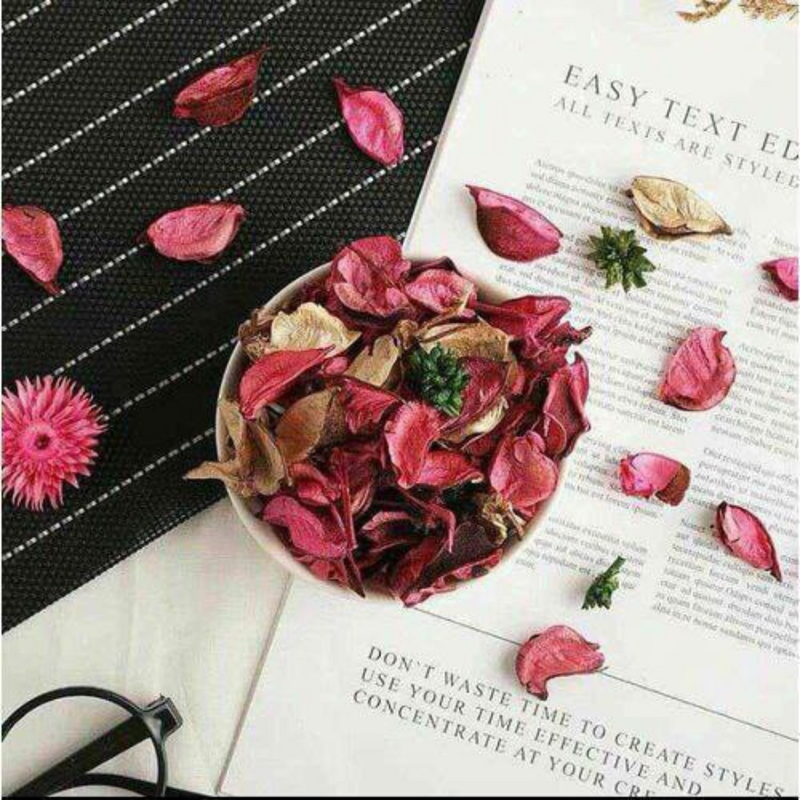 Scented Dried Rose Petals - Multi Colors