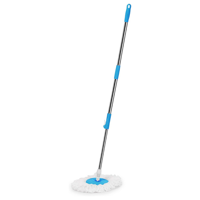 Mop Rod Stick Stainless Steel with Absorbent Head 360° Rotate