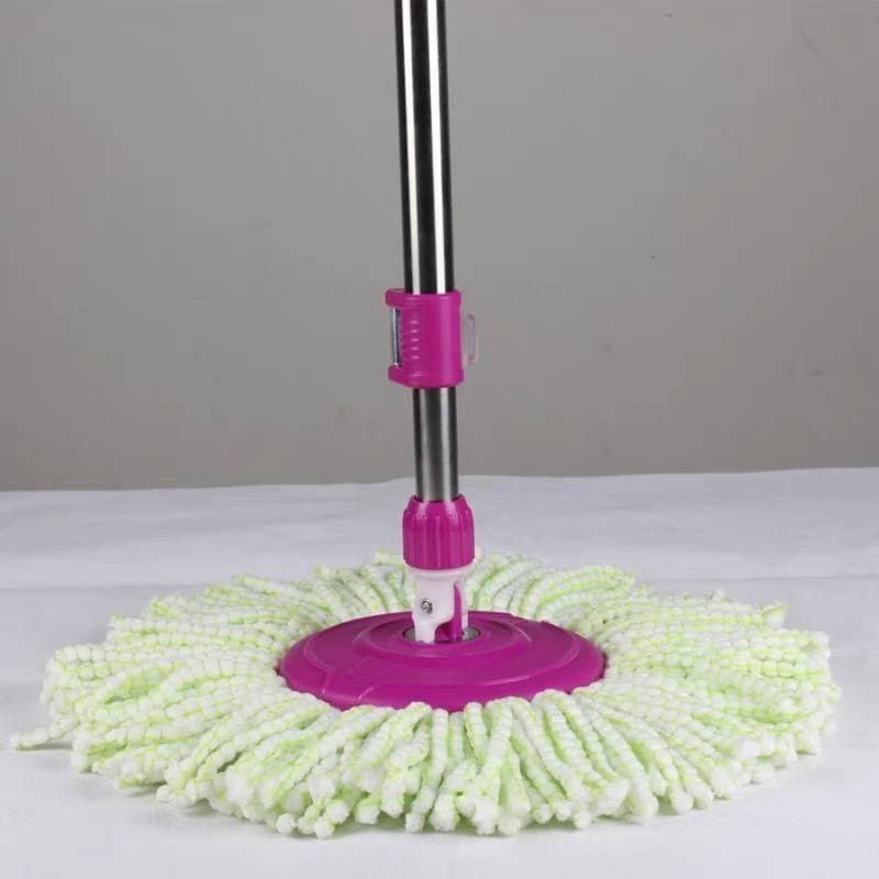 Mop Rod Stick Stainless Steel with Absorbent Head 360° Rotate