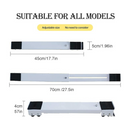  زوج من قاعده غساله المتحركه بعجلات لسهولة التحريك