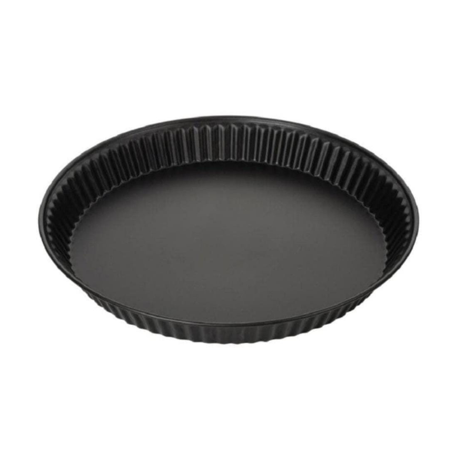 Zenker Quiche And Tart Pan With Non-Stick Coating - 30cm Round Baking Dish For Perfect Results