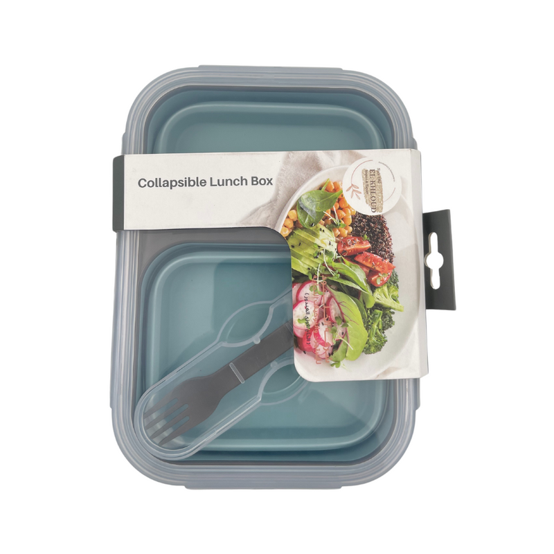 EL KHLOUD - Collapsible Lunch Box With Food Fork - EK2337