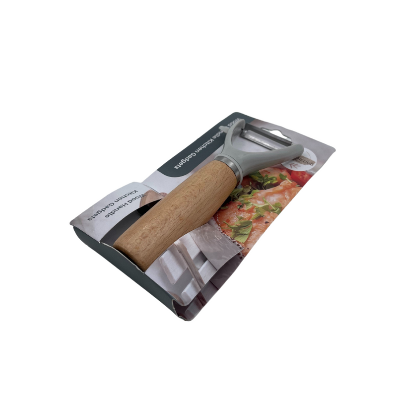 EL KHLOUD - Stainless Steel Kitchen Peeler With Wooden Handle - EK2734