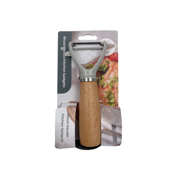 EL KHLOUD - Stainless Steel Kitchen Peeler With Wooden Handle - EK2734