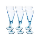 باشا باشا - طقم من 6 كاسات, في لاين, ازرق,  200 مل